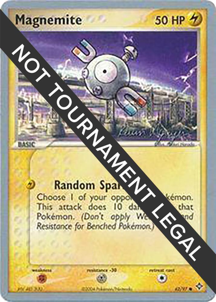 Magnemite - 2004 (Kevin Nguyen) 62/97 card from World Championship Decks