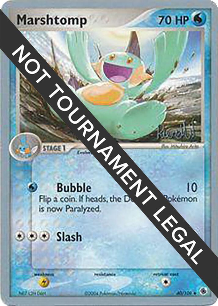 Marshtomp - 2004 (Reed Weichler) 40/109 card from World Championship Decks