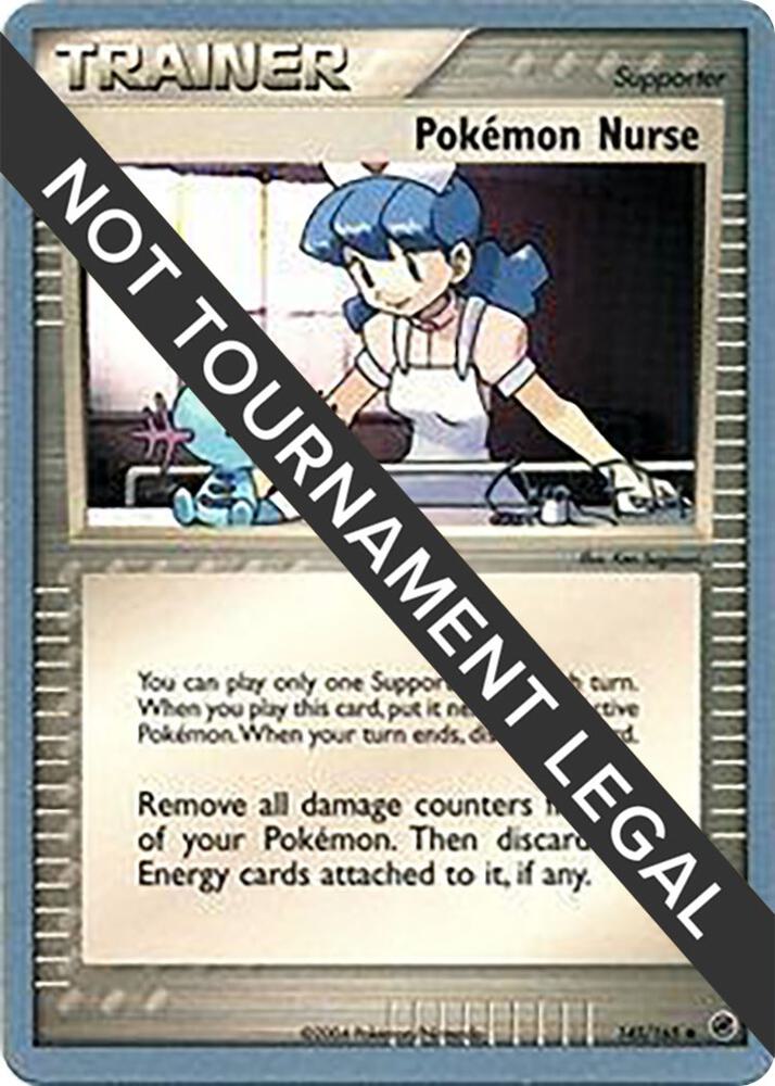 Pokemon Nurse - 2004 (Chris Fulop) 145/165 card from World Championship Decks