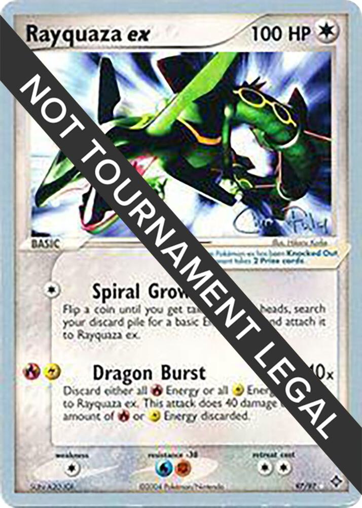 Rayquaza ex - 2004 (Chris Fulop) 97/097 card from World Championship Decks