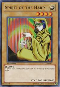 Spirit of the Harp YS11-EN001 card from Starter Deck: Dawn of the Xyz