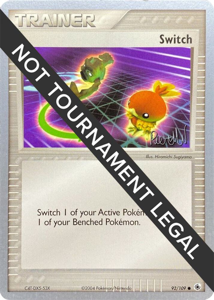 Switch - 2004 (Reed Weichler) 92/109 card from World Championship Decks