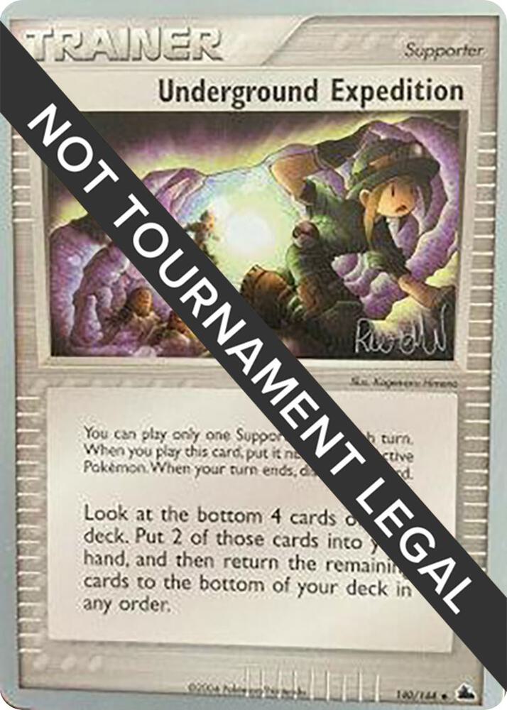 Underground Expedition - 2004 (Reed Weichler) 140/144 card from World Championship Decks
