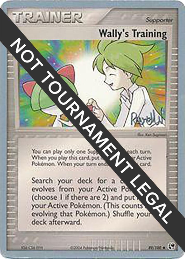 Wally's Training - 2004 (Reed Weichler) 89/100 card from World Championship Decks