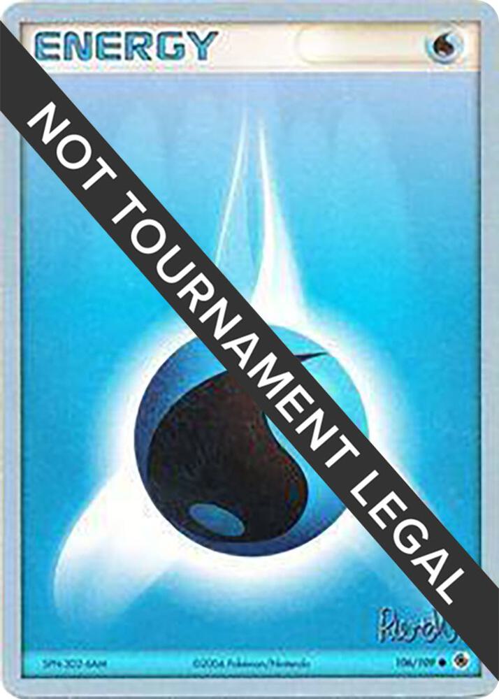 Water Energy - 2004 (Reed Weichler) 106/109 card from World Championship Decks
