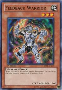 Feedback Warrior YS11-EN007 card from Starter Deck: Dawn of the Xyz