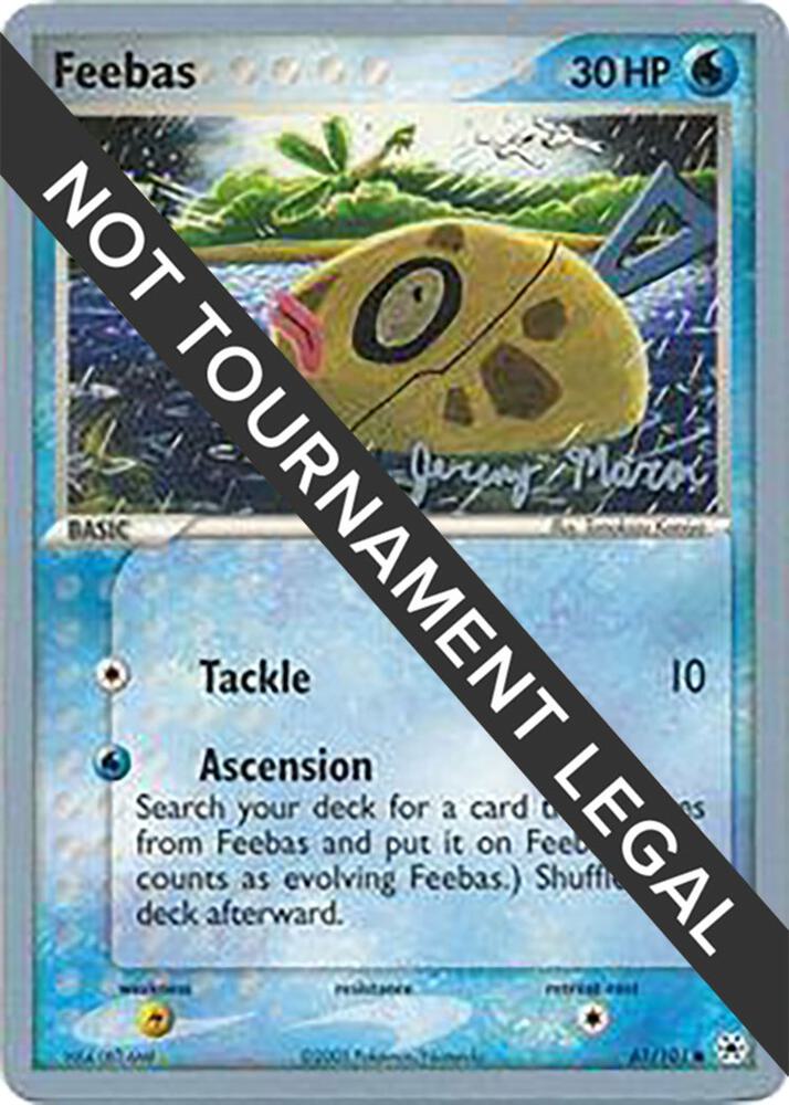 Feebas - 2005 (Jeremy Maron) 61/101 card from World Championship Decks