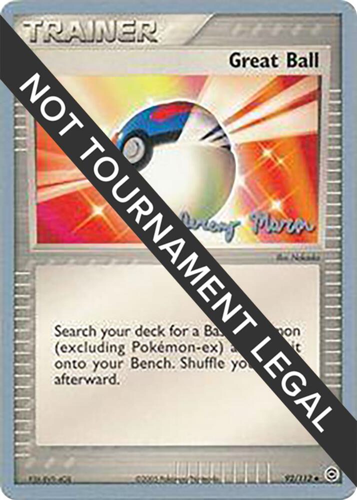 Great Ball - 2005 (Jeremy Maron) 92/112 card from World Championship Decks