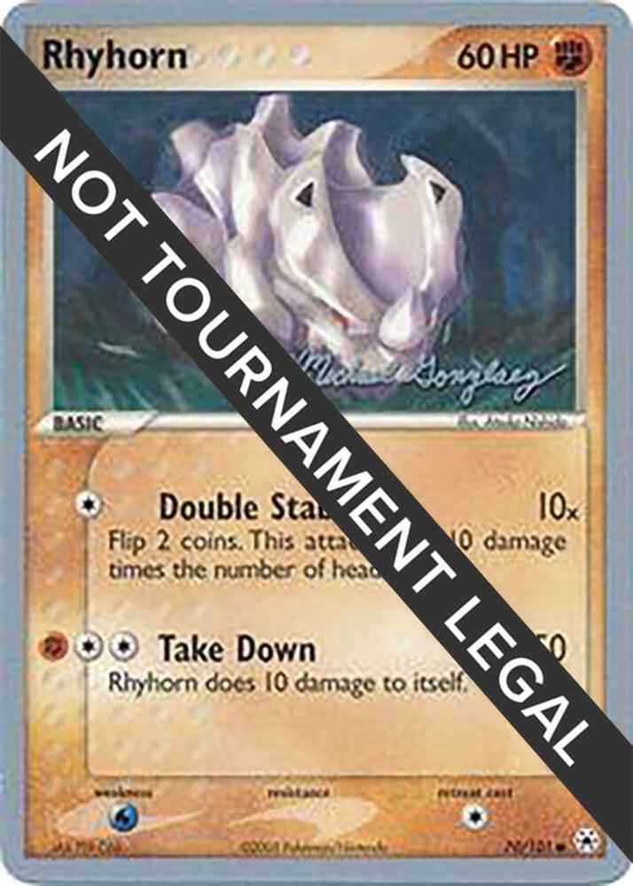 Rhyhorn - 2005 (Michael Gonzalez) 70/101 card from World Championship Decks