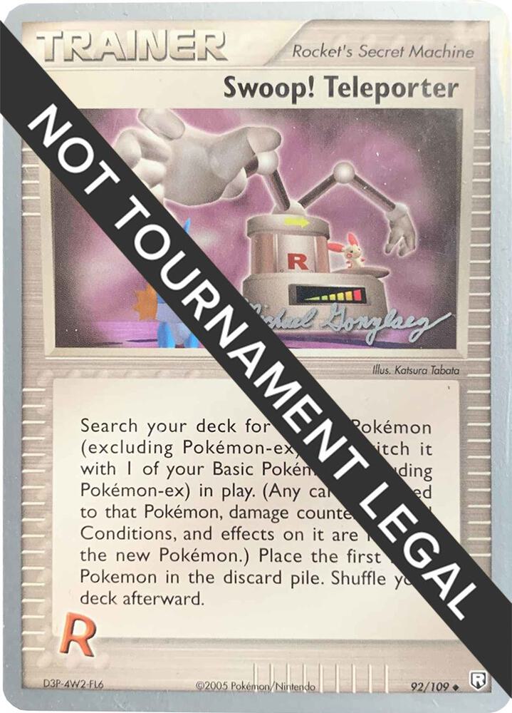 Swoop! Teleporter - 2005 (Michael Gonzalez) 92/109 card from World Championship Decks