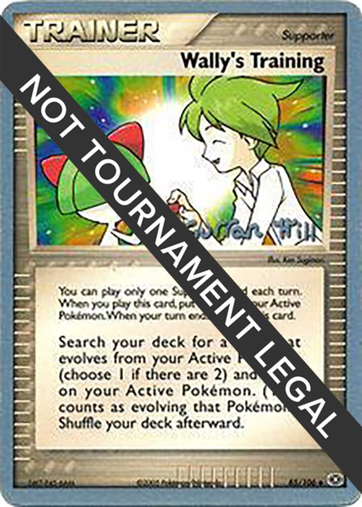 Wally's Training - 2005 (Curran Hill) 85/106 card from World Championship Decks
