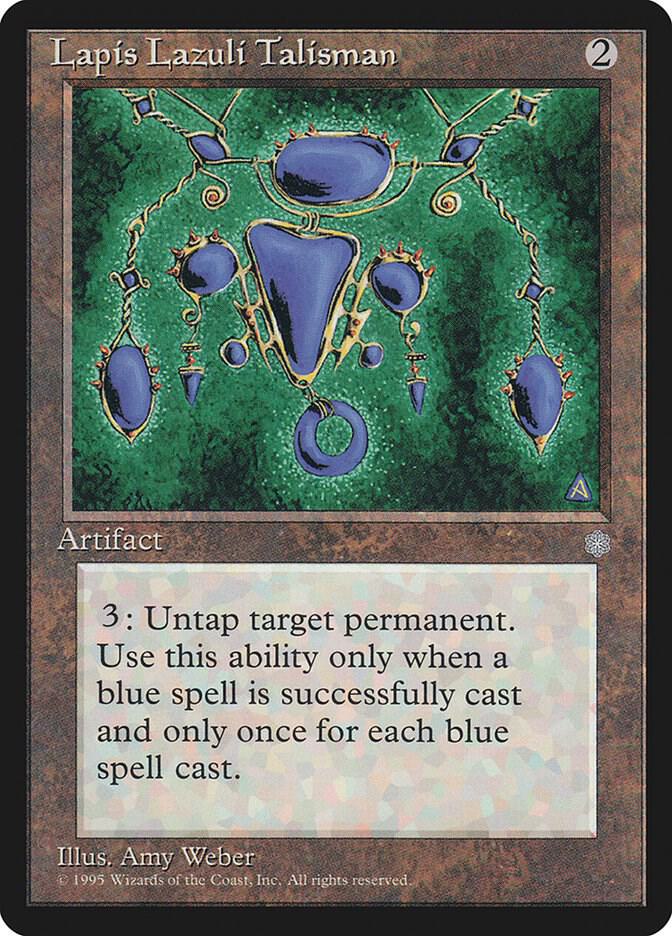 Lapis Lazuli Talisman card from Ice Age