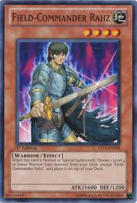 Field-Commander Rahz YS11-EN018 card from Starter Deck: Dawn of the Xyz