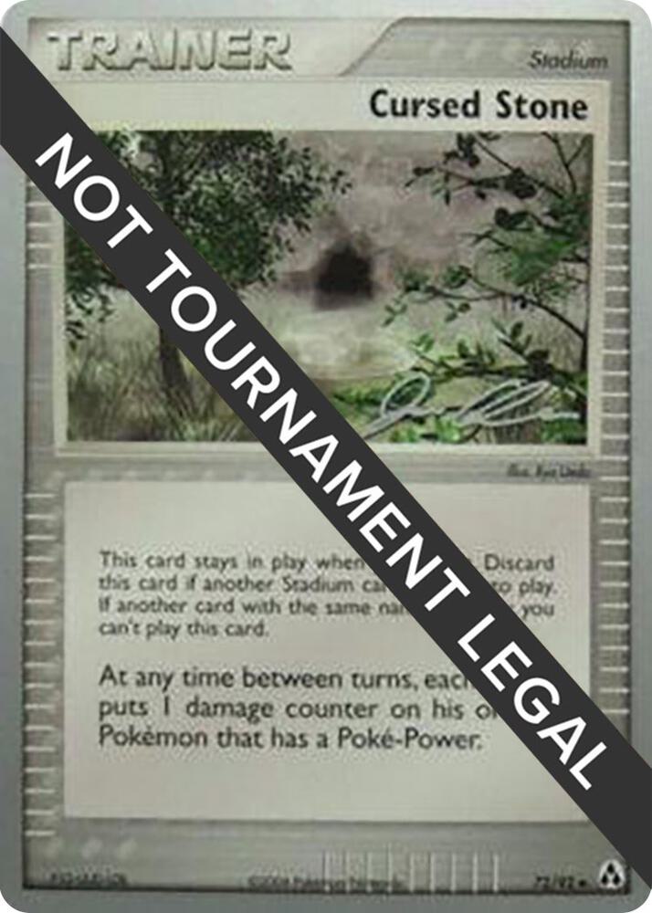 Cursed Stone - 2006 (Jason Klaczynski) 72/92 card from World Championship Decks