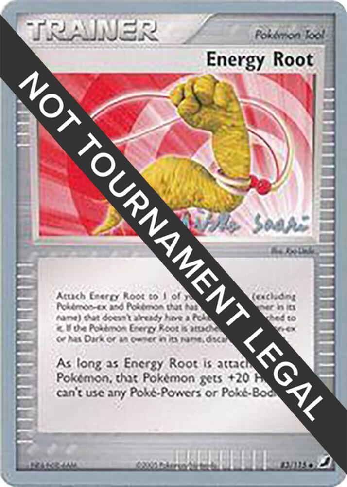 Energy Root - 2006 (Miska Saari) 83/115 card from World Championship Decks