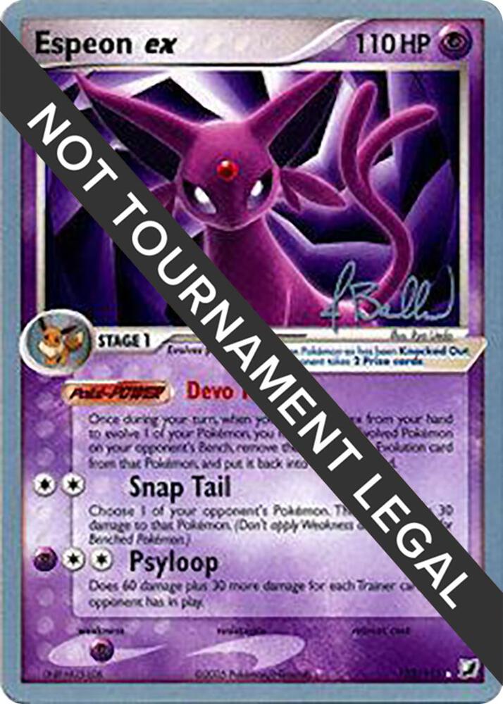 Espeon ex - 2006 (Jimmy Ballard) 102/115 card from World Championship Decks
