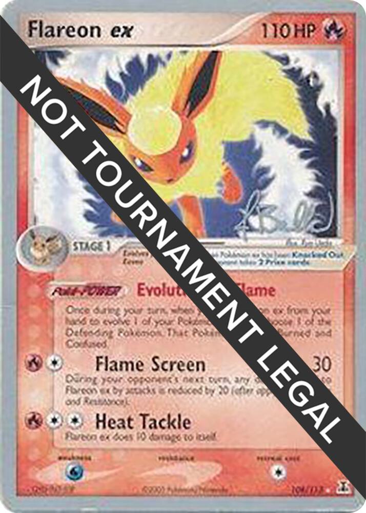 Flareon ex - 2006 (Jimmy Ballard) 108/113 card from World Championship Decks