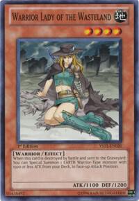 Warrior Lady of the Wasteland YS11-EN020 card from Starter Deck: Dawn of the Xyz