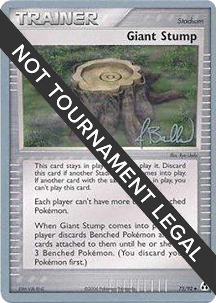 Giant Stump - 2006 (Jimmy Ballard) 75/92 card from World Championship Decks