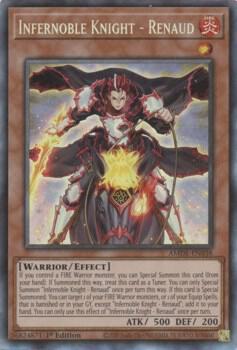 Infernoble Knight - Renaud (CR) AMDE-EN038 card from Amazing Defenders