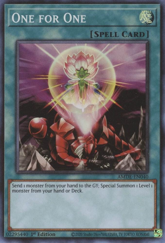 One for One AMDE-EN040 card from Amazing Defenders