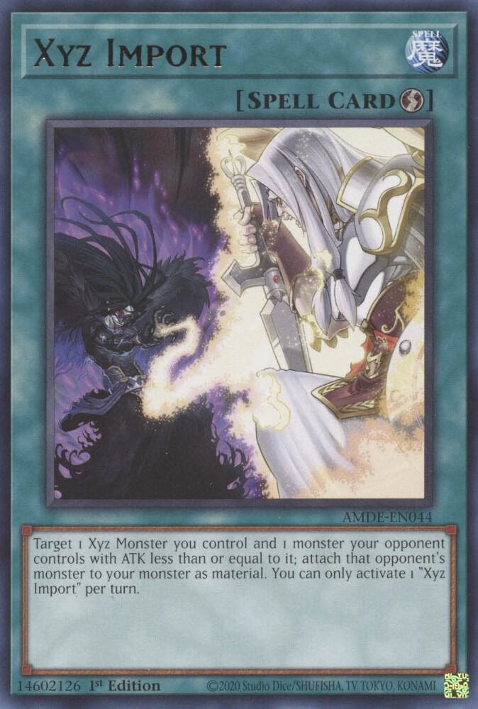 Xyz Import AMDE-EN044 card from Amazing Defenders