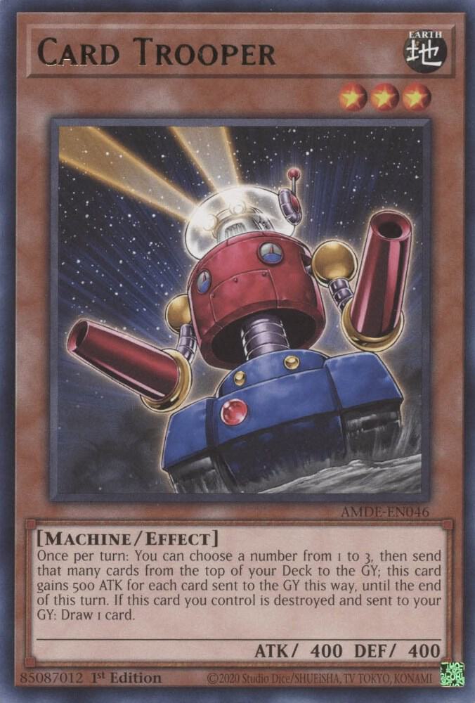 Card Trooper AMDE-EN046 card from Amazing Defenders