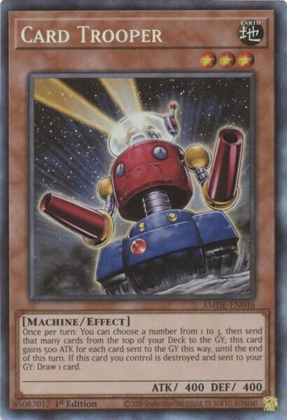 Card Trooper (CR) AMDE-EN046 card from Amazing Defenders