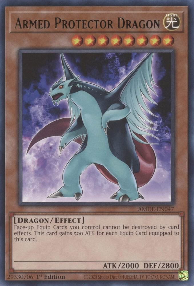 Armed Protector Dragon AMDE-EN047 card from Amazing Defenders
