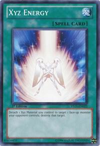Xyz Energy YS11-EN023 card from Starter Deck: Dawn of the Xyz