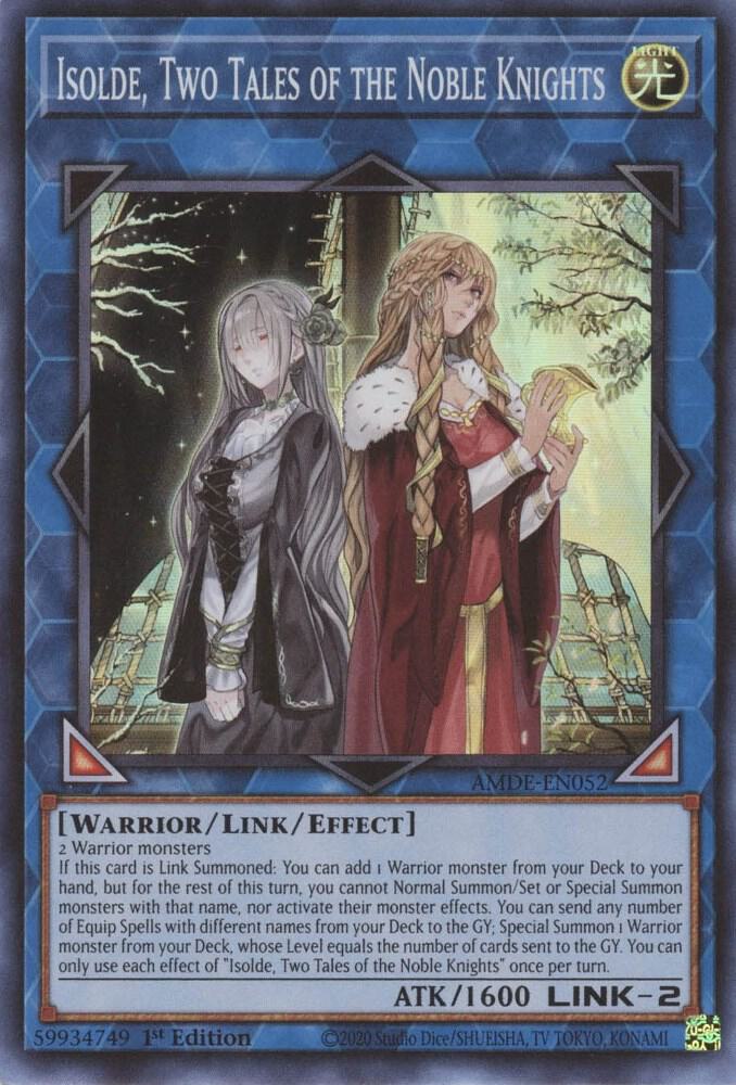 Isolde, Two Tales of the Noble Knights AMDE-EN052 card from Amazing Defenders