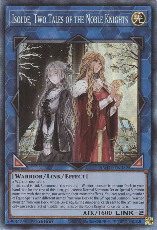 Isolde, Two Tales of the Noble Knights (CR) AMDE-EN052 card from Amazing Defenders