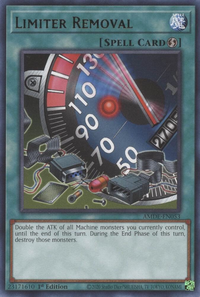 Limiter Removal AMDE-EN053 card from Amazing Defenders