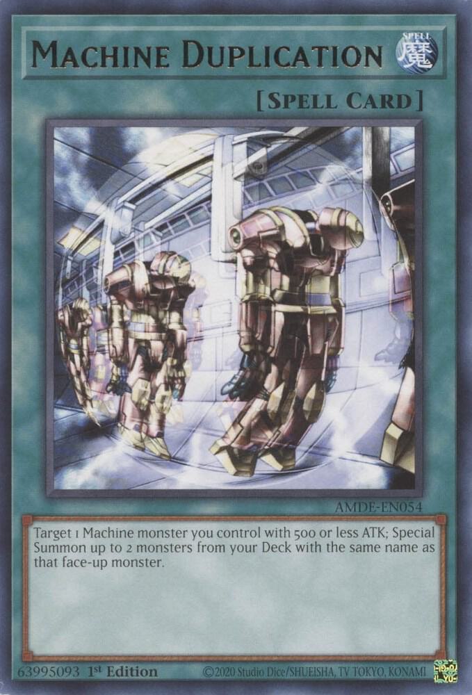 Machine Duplication AMDE-EN054 card from Amazing Defenders