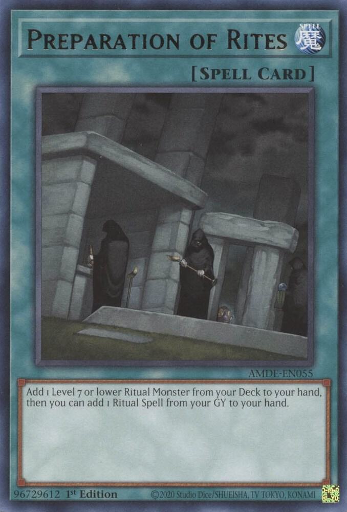 Preparation of Rites AMDE-EN055 card from Amazing Defenders