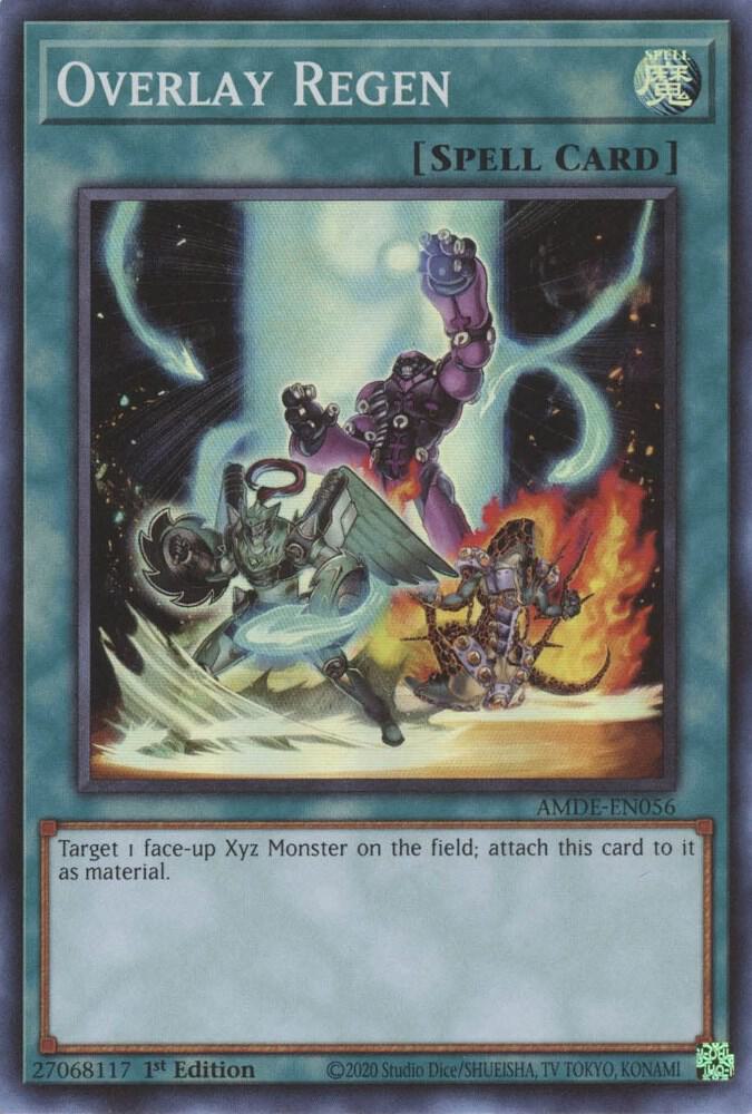 Overlay Regen AMDE-EN056 card from Amazing Defenders