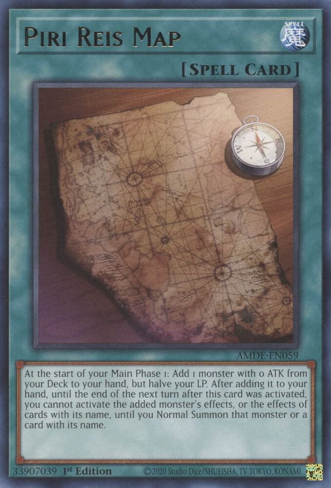 Piri Reis Map AMDE-EN059 card from Amazing Defenders