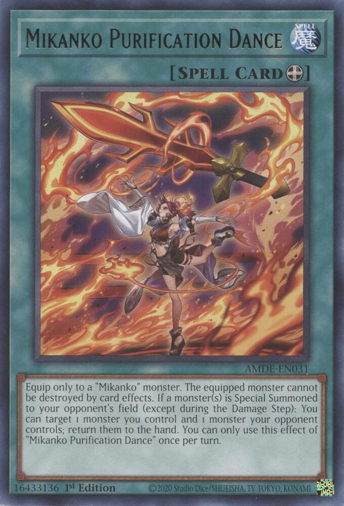 Mikanko Purification Dance AMDE-EN031 card from Amazing Defenders