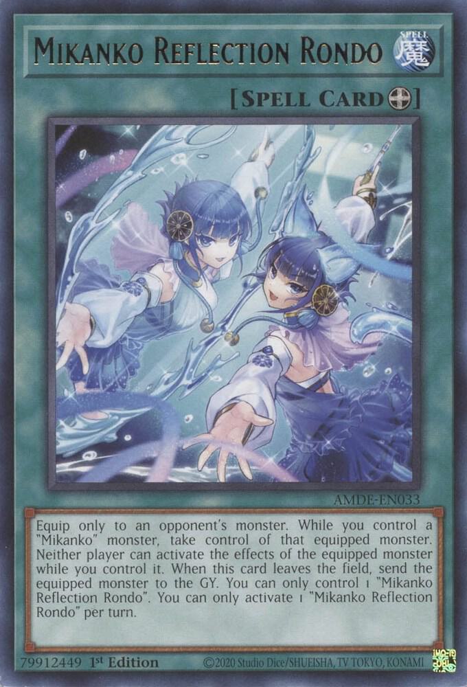 Mikanko Reflection Rondo AMDE-EN033 card from Amazing Defenders