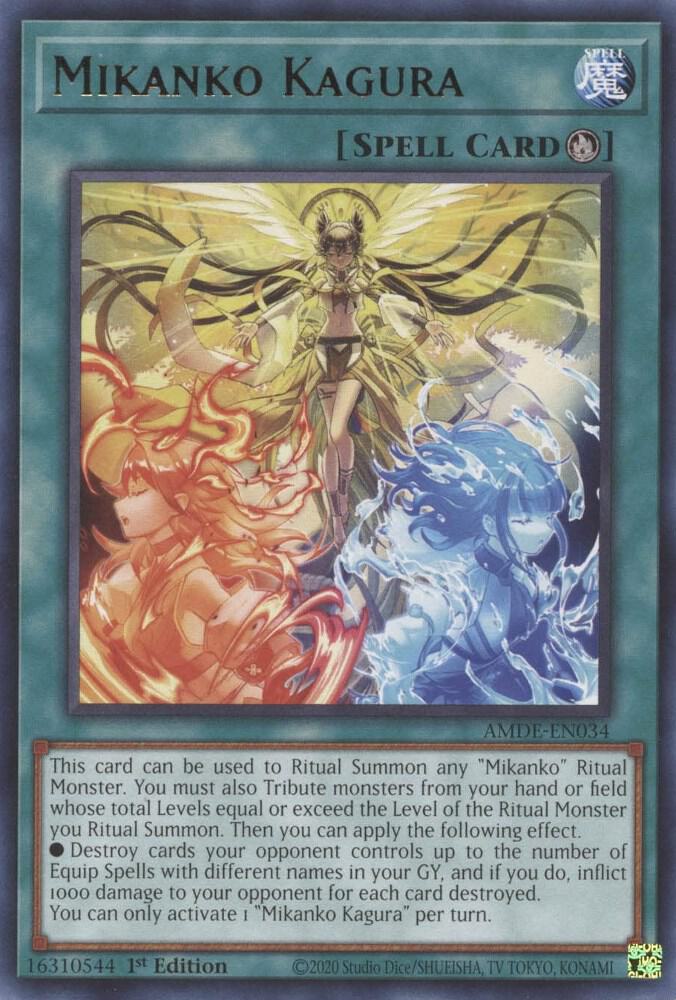 Mikanko Kagura AMDE-EN034 card from Amazing Defenders