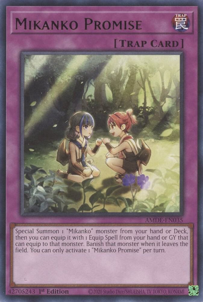 Mikanko Promise AMDE-EN035 card from Amazing Defenders