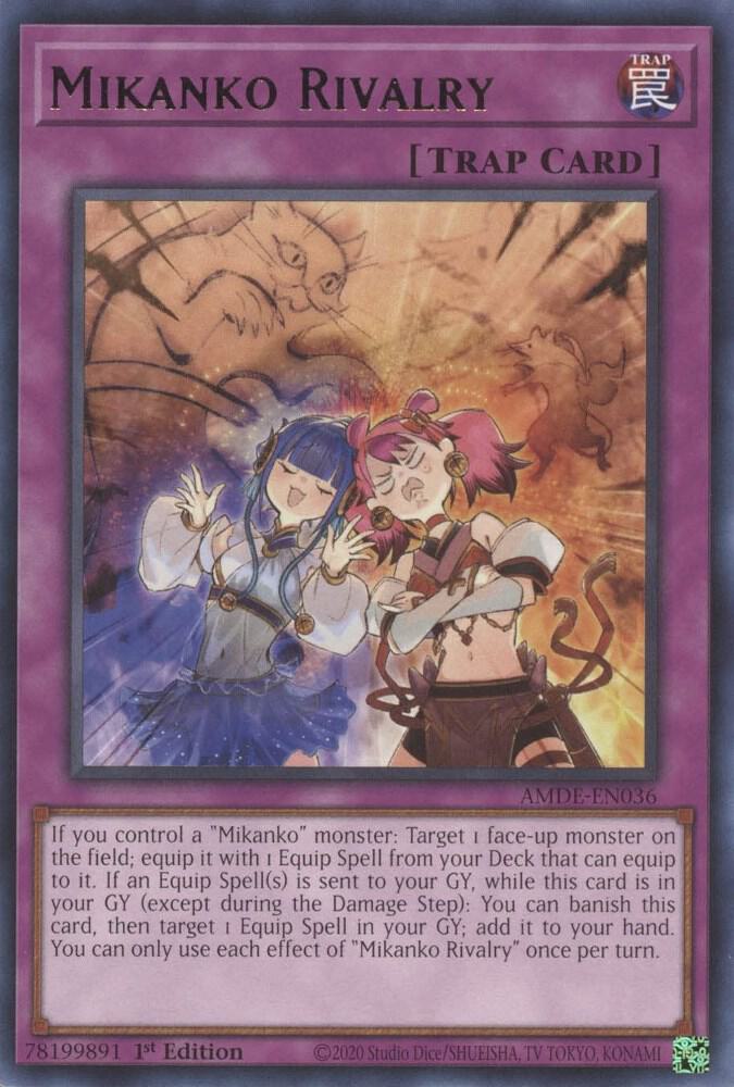 Mikanko Rivalry AMDE-EN036 card from Amazing Defenders