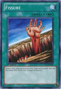 Fissure YS11-EN025 card from Starter Deck: Dawn of the Xyz