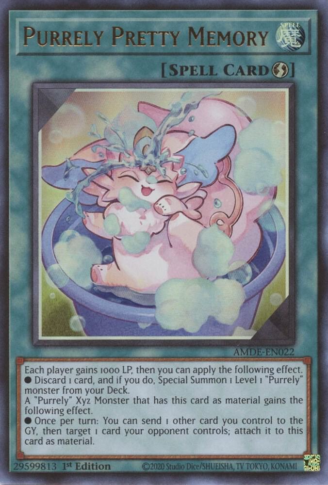 Purrely Pretty Memory AMDE-EN022 card from Amazing Defenders