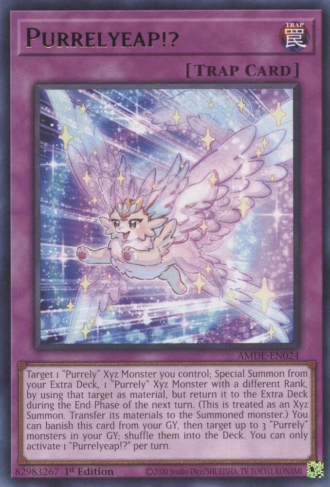 Purrelyeap!? AMDE-EN024 card from Amazing Defenders