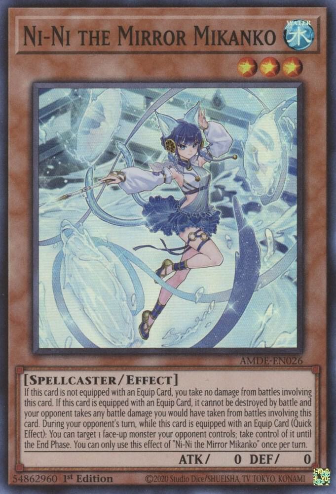 Ni-Ni the Mirror Mikanko AMDE-EN026 card from Amazing Defenders