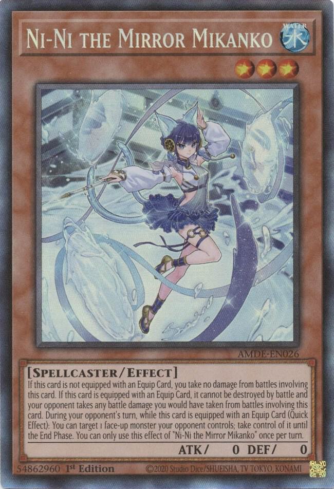 Ni-Ni the Mirror Mikanko (CR) AMDE-EN026 card from Amazing Defenders