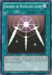 Swords of Revealing Light YS11-EN026 card from Starter Deck: Dawn of the Xyz