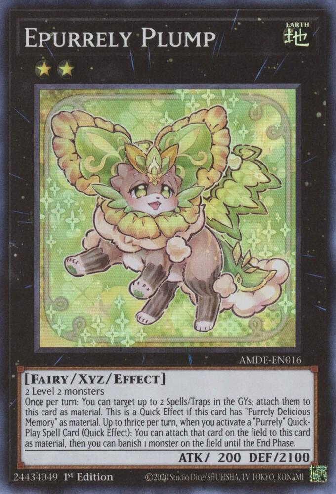 Epurrely Plump AMDE-EN016 card from Amazing Defenders