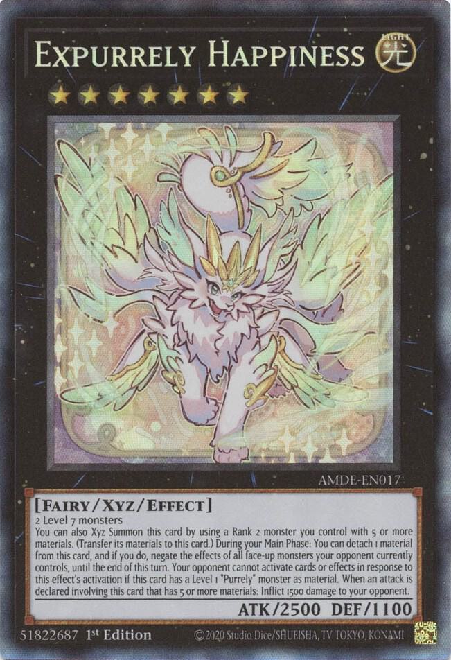 Expurrely Happiness (CR) AMDE-EN017 card from Amazing Defenders